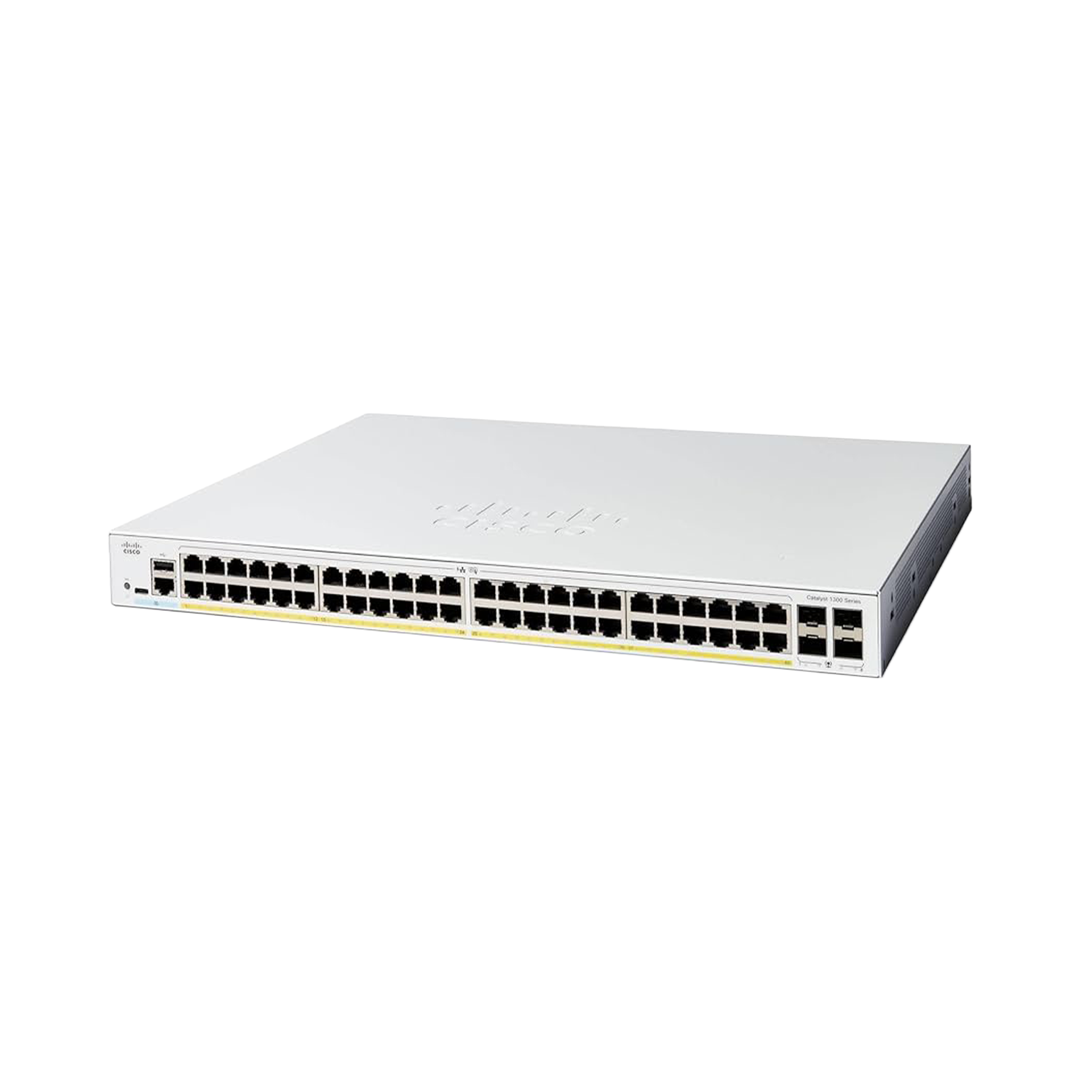 Switch Cisco Catalyst 1200 48 Portas Gigabit PoE 4 Portas 1G SFP