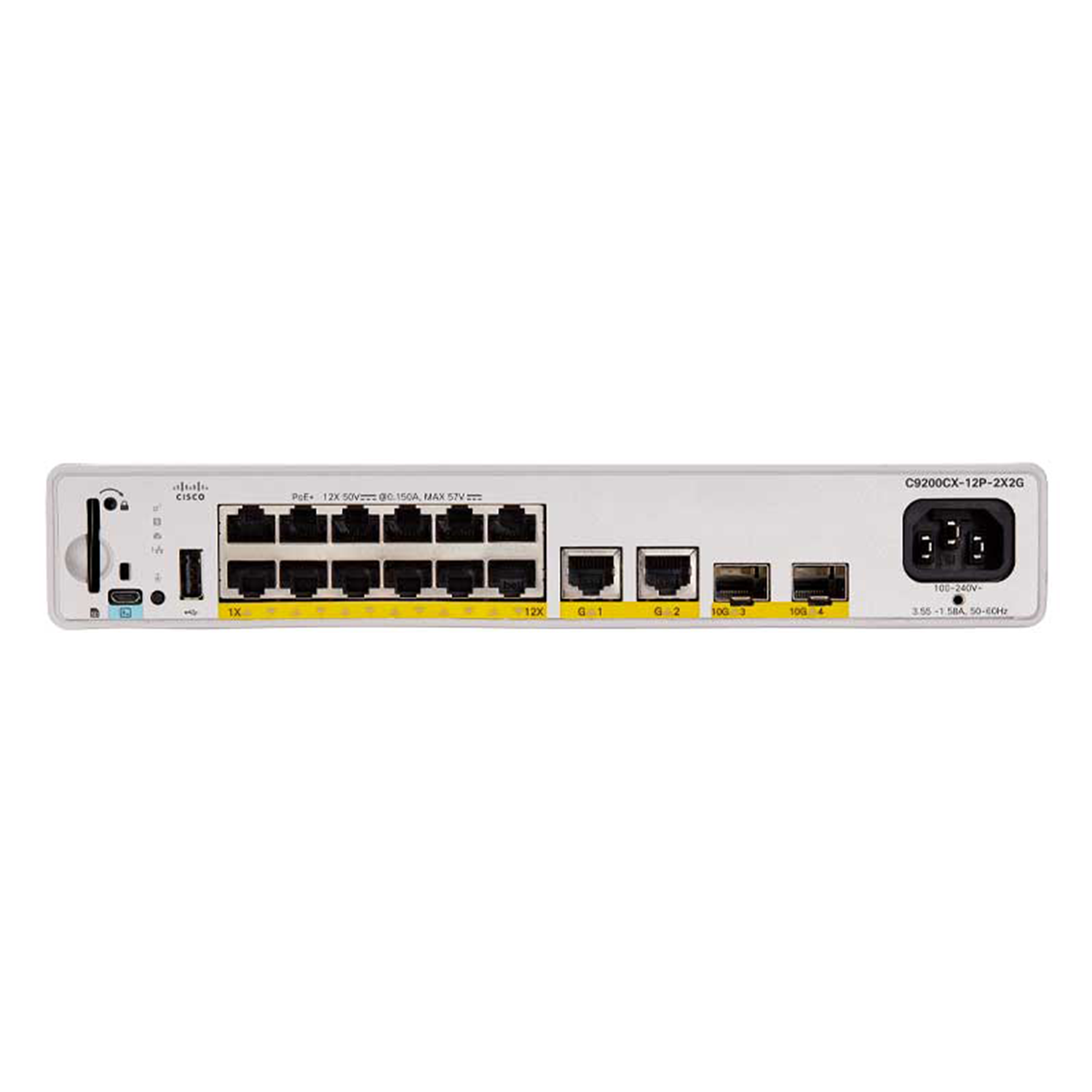 Switch Cisco Catalyst 9200 12 Portas 1G PoE - 240W - NETWORK ESSENTIALS