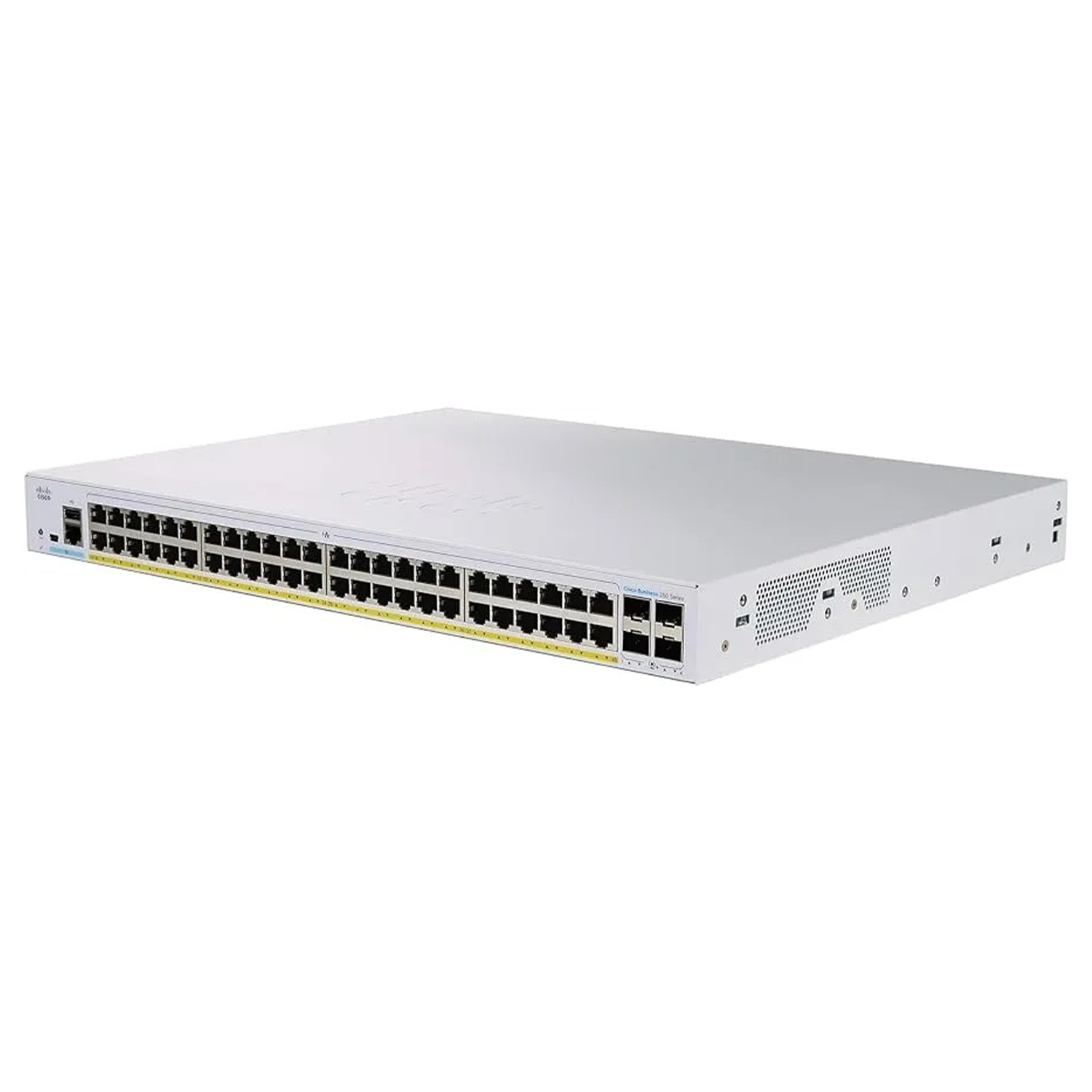 Switch Cisco CBS250 48 Portas Gigabit PoE 4 Portas 1G SFP - Gerência WEB