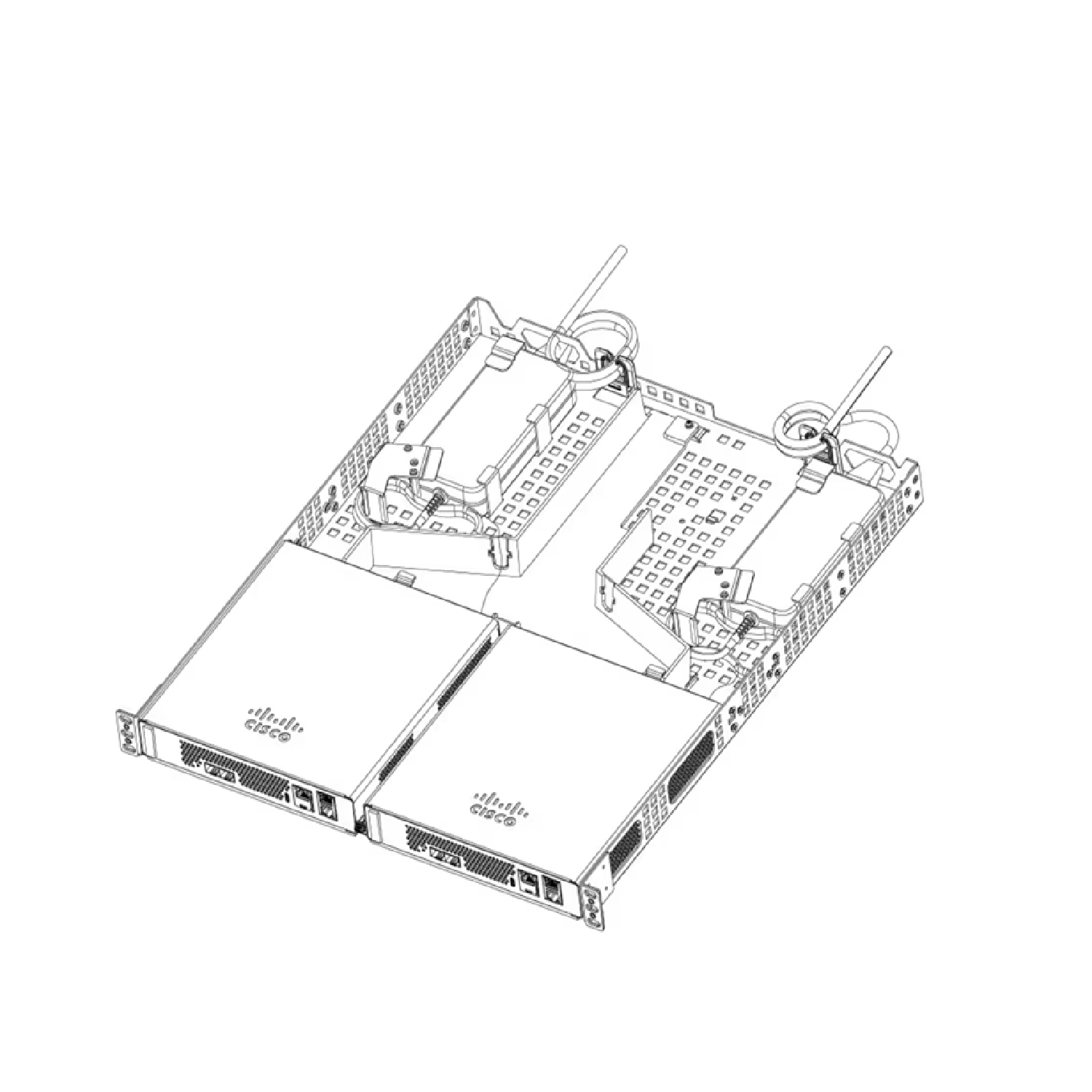 Cisco Catalyst CW9800L Rack Mount Tray