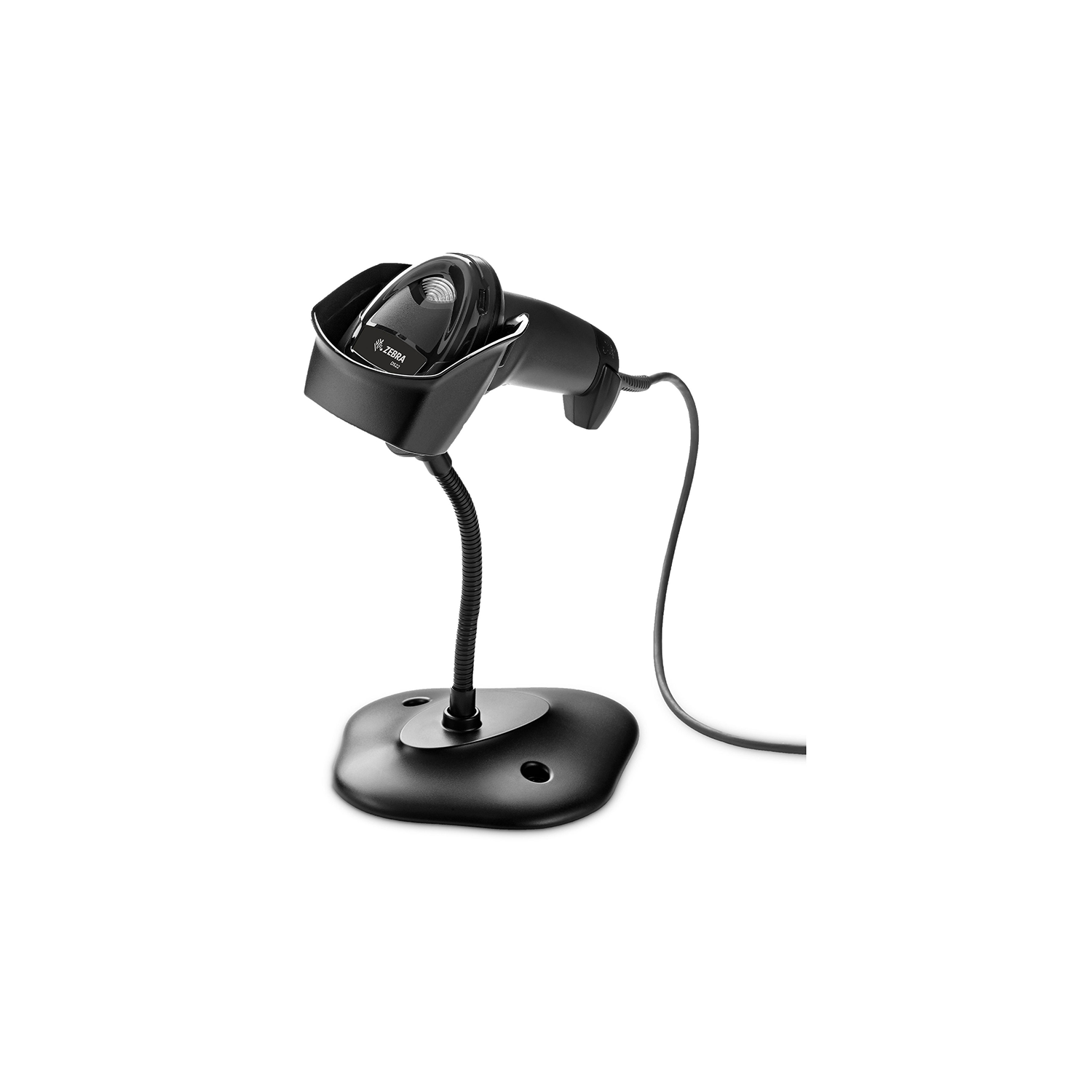 Leitor de Códigos Zebra LS2208 com Suporte - LS2208-SR20007BR-U