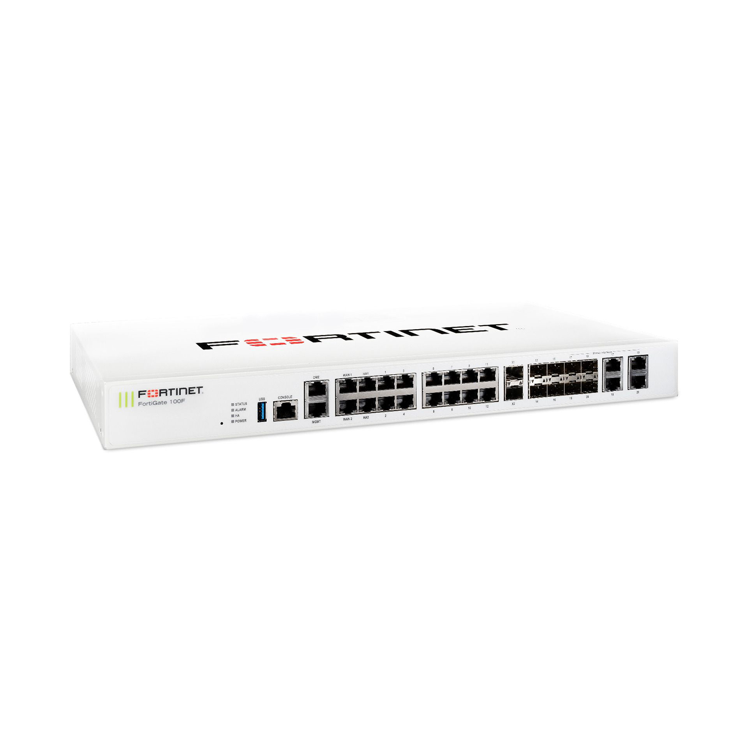 Firewall Fortinet FortiGate FG-100F-HA – Firewall Appliance (High Availability) – mesmo hardware do FG-100F