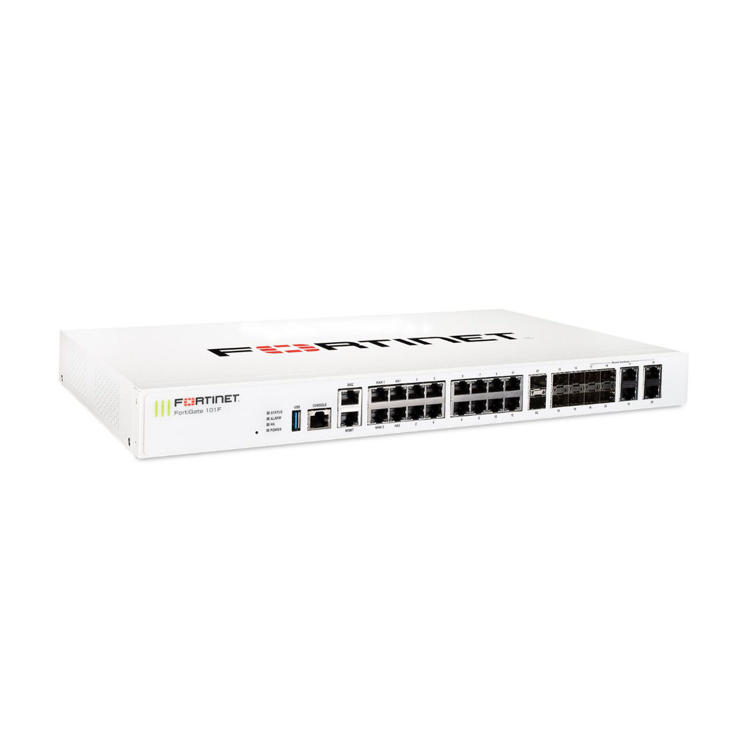 Firewall Fortinet FortiGate FG-101F – Firewall Appliance com 22x GE RJ45 Ports (2x WAN, 1x DMZ, 1x MGMT)