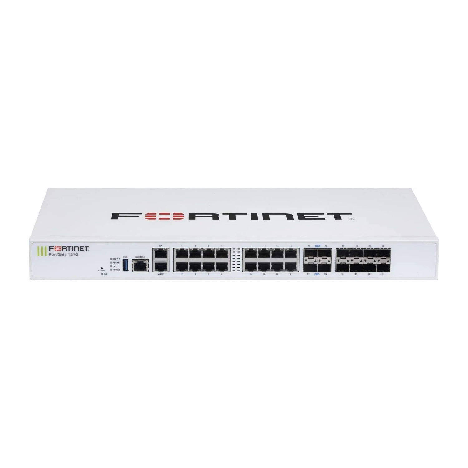 Firewall Fortinet FortiGate FG-121G – Firewall Appliance com 18x GE RJ45 Ports (1x MGMT, 1x HA, 16x Switch)
