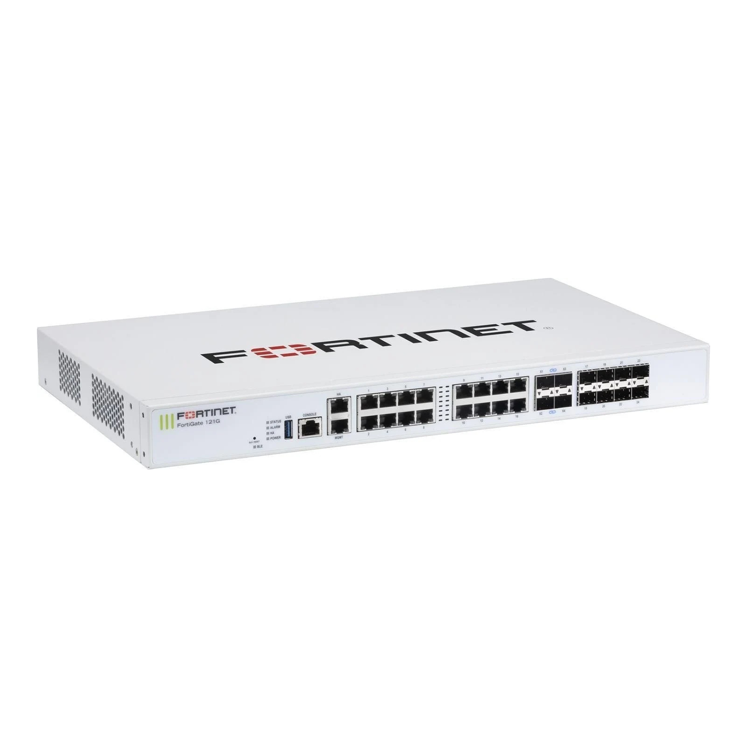 Firewall Fortinet FortiGate FG-121G – Firewall Appliance com 18x GE RJ45 Ports (1x MGMT, 1x HA, 16x Switch)