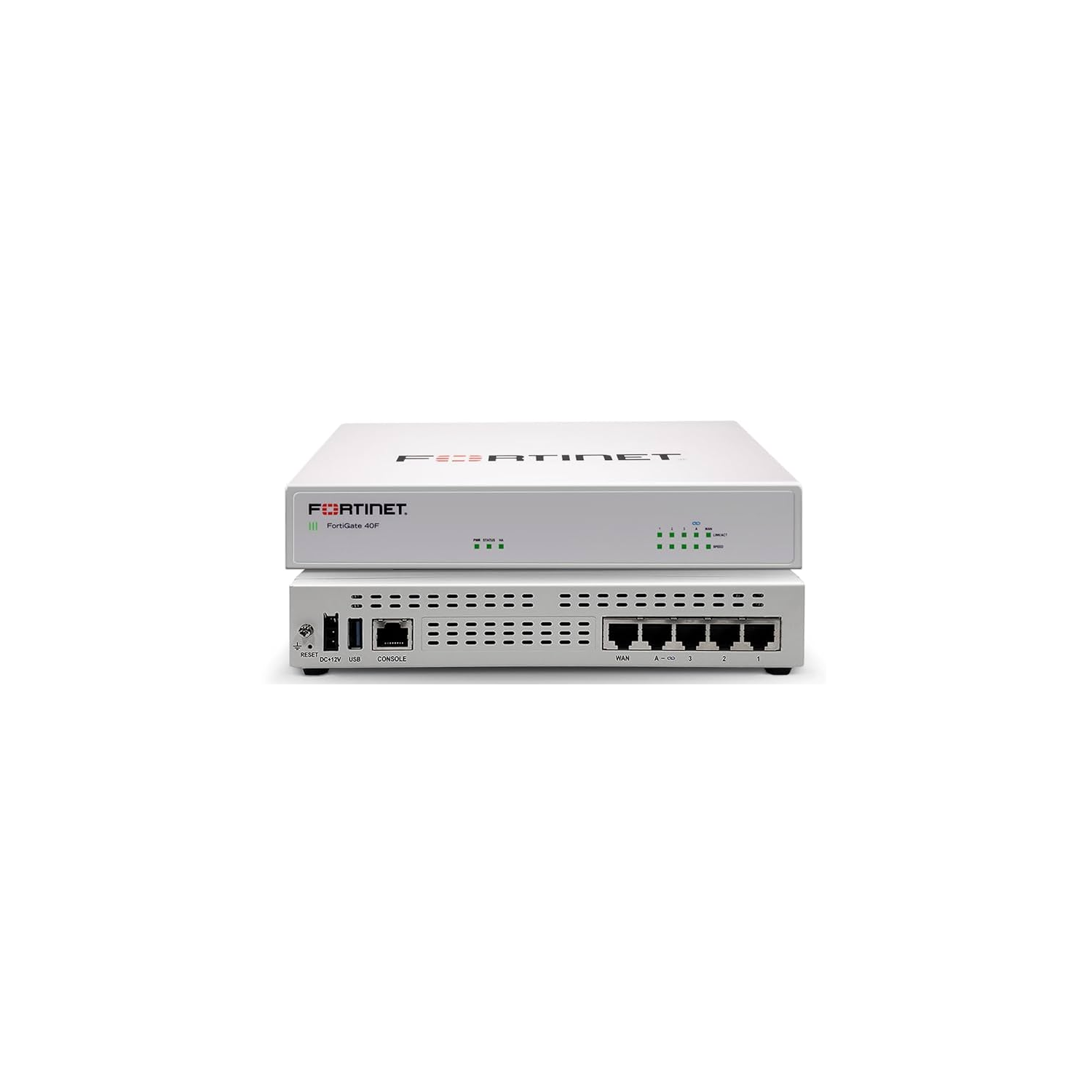 Firewall Fortinet FortiGate FG-40F – Firewall Appliance com 5x GE RJ45 Ports (1x WAN, 4x Internal)