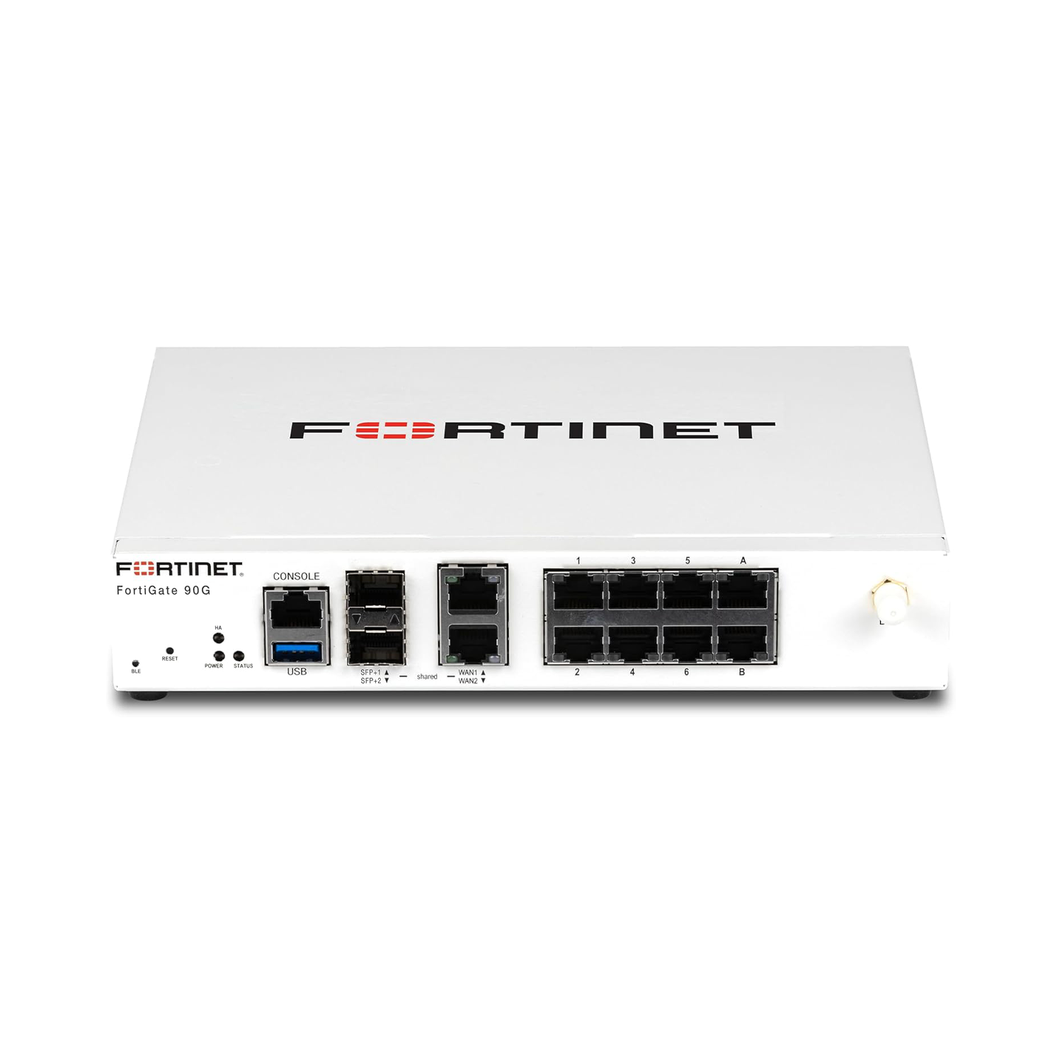 Firewall Fortinet FortiGate FG-90G – Firewall Appliance com 8x GE RJ45 Ports, 2x 10GE RJ45/SFP+ Shared Media WAN Ports