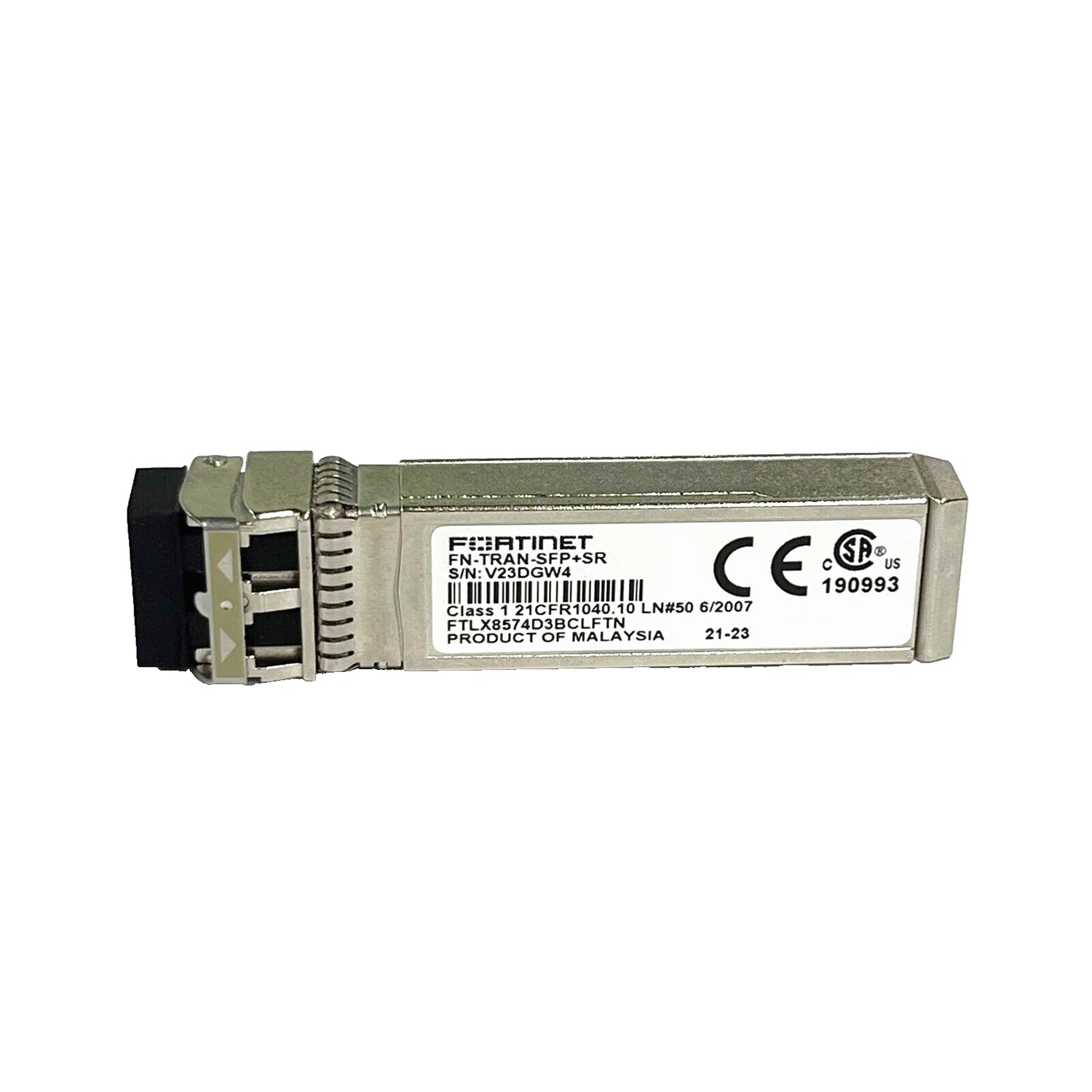SFP+ Fortinet Transceiver FN-TRAN-SFP+SR – 10GE SFP+ Transceiver Module, Short Range