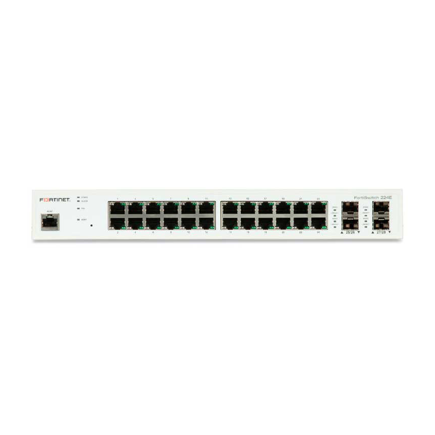 Switch Fortinet FortiSwitch FS-224E – Layer 2 Switch with 24x GE Ports + 4x SFP