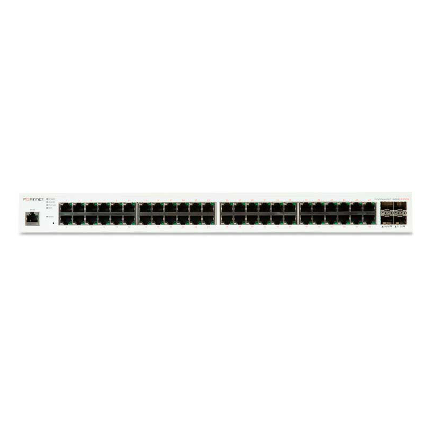 Switch Fortinet FortiSwitch FS-248E-POE – Layer 2 PoE Switch with 48x GE Ports + 4x SFP
