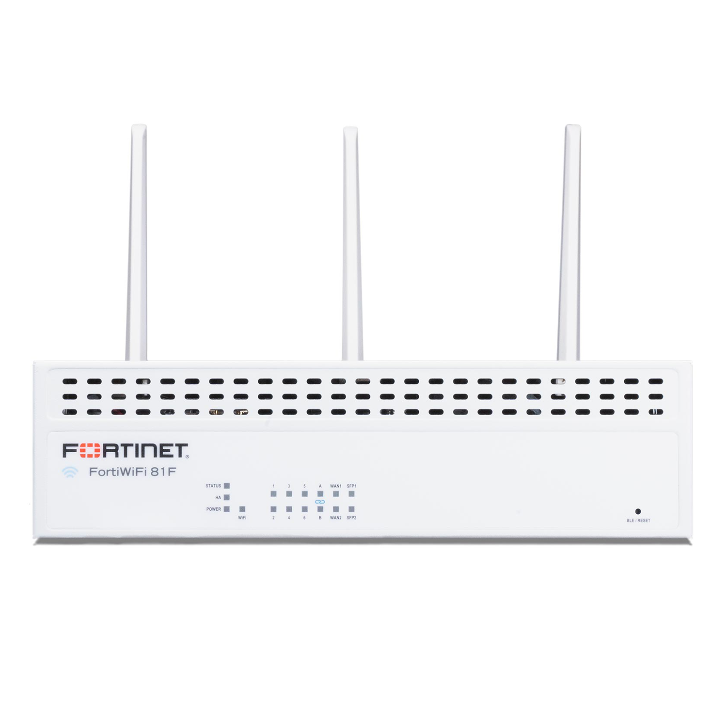 Firewall Fortinet FortiWiFi FWF-81F-2R-N – Wireless Firewall with Dual Radio, 8x GE RJ45 Ports, 2x SFP WAN, 128GB SSD