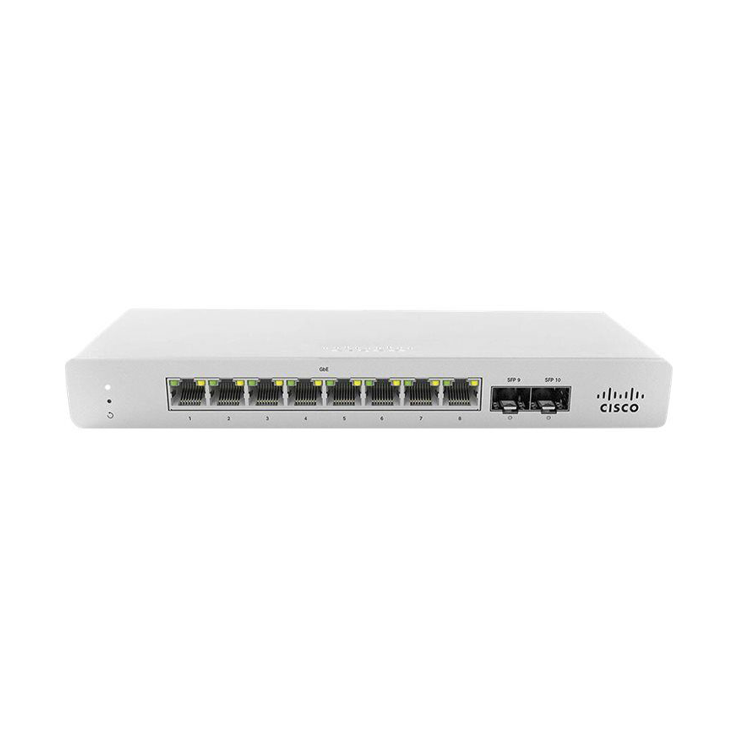 Switch Cisco Meraki MS130 8 Portas + 2 Portas SFP 1G PoE 120W com Licenciamento Enterprise de 3 anos - Gerênciamento em Coud