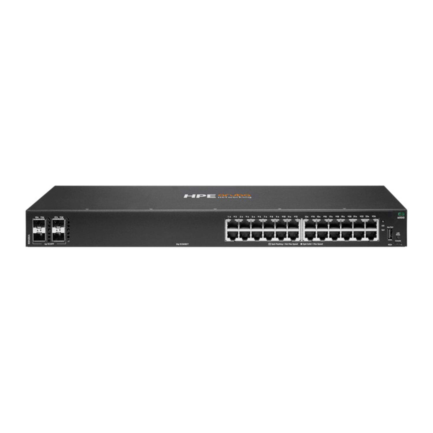 Switch Aruba 6000 24 Portas Gigabit Class4 PoE e 4 Portas SFP 370W