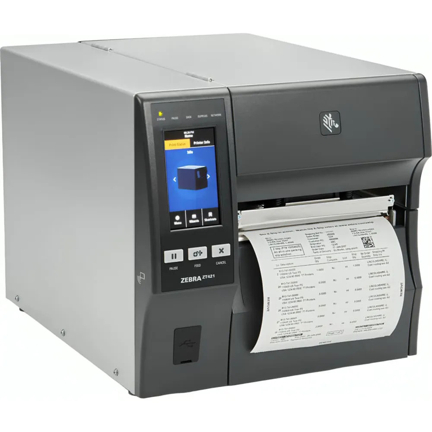 Impressora Industrial Zebra ZT421, impressora industrial 4", alta performance