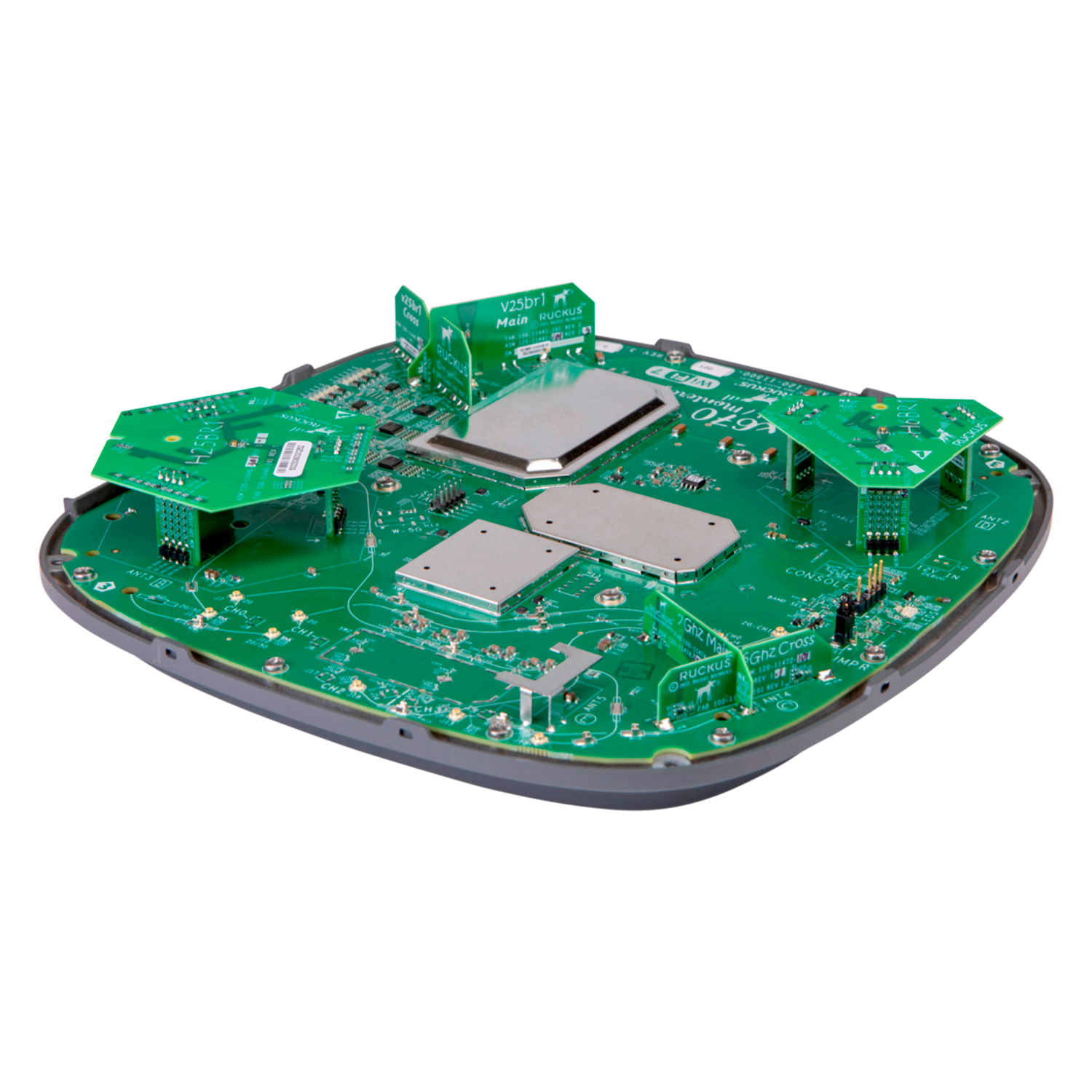 Access Point Ruckus R670, Wi-Fi 6E, tri-band, alta densidade
