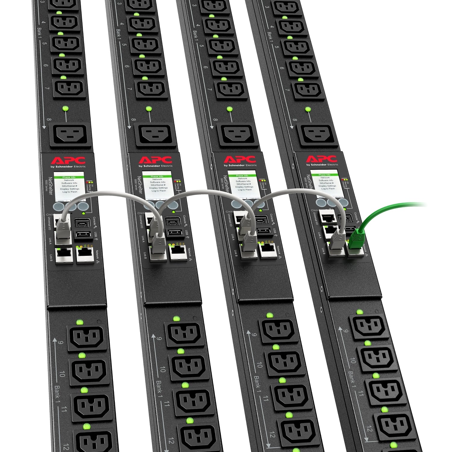 Rack APC PDU Switched ZeroU 20A 208V C13 C19 - APDU9959NA3