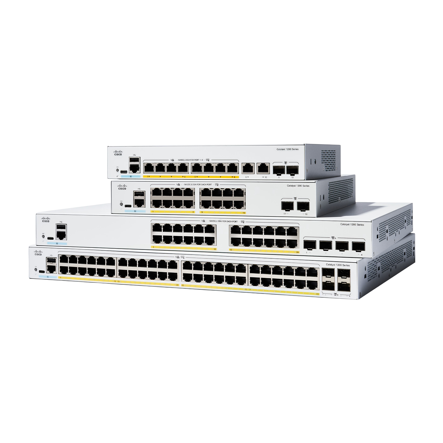 Switch Cisco Catalyst 1300 8 Portas 10GE, 8 Portas SFP+