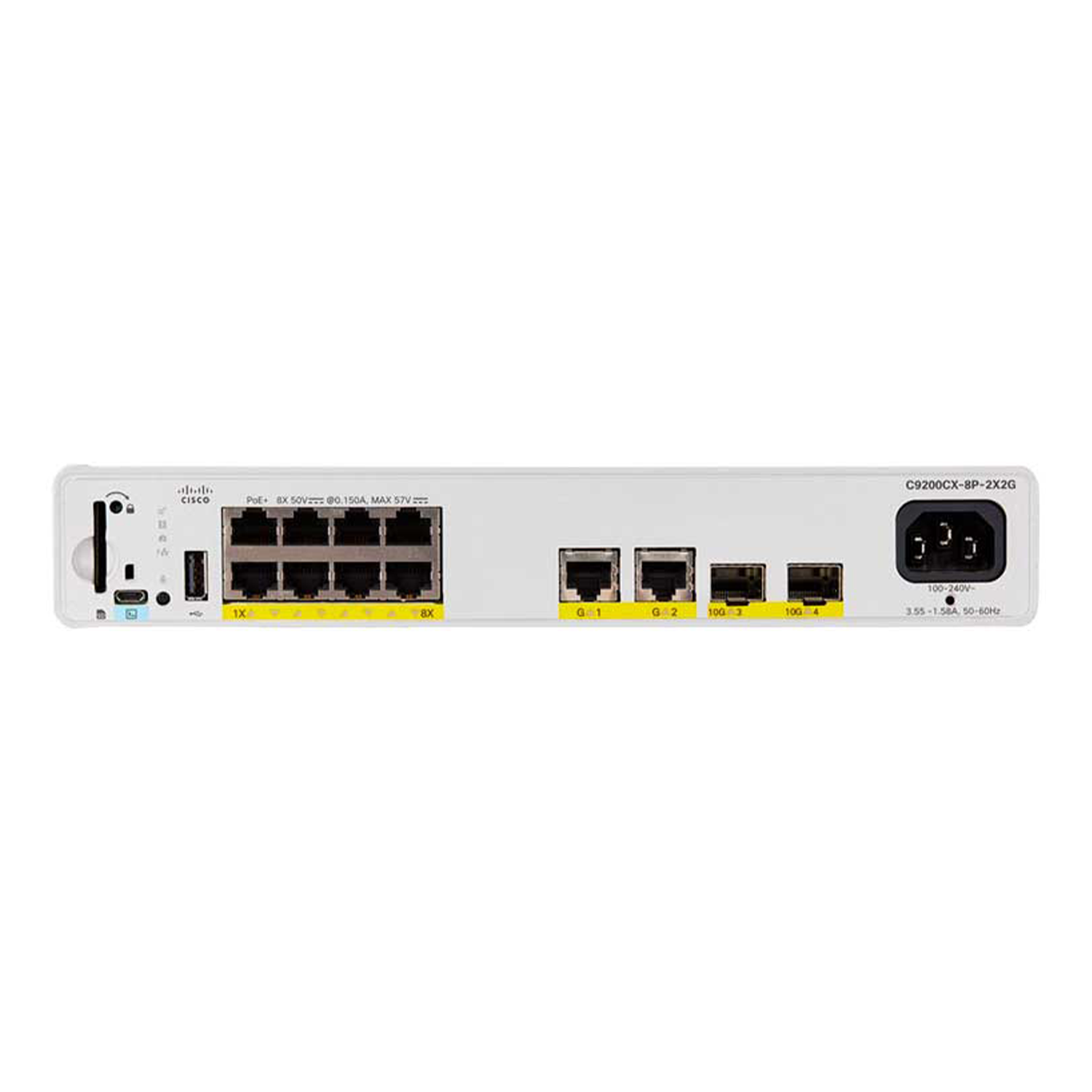 Switch Cisco Catalyst 9200 8 Portas 1G PoE 240W - NETWORK ADVANTAGE