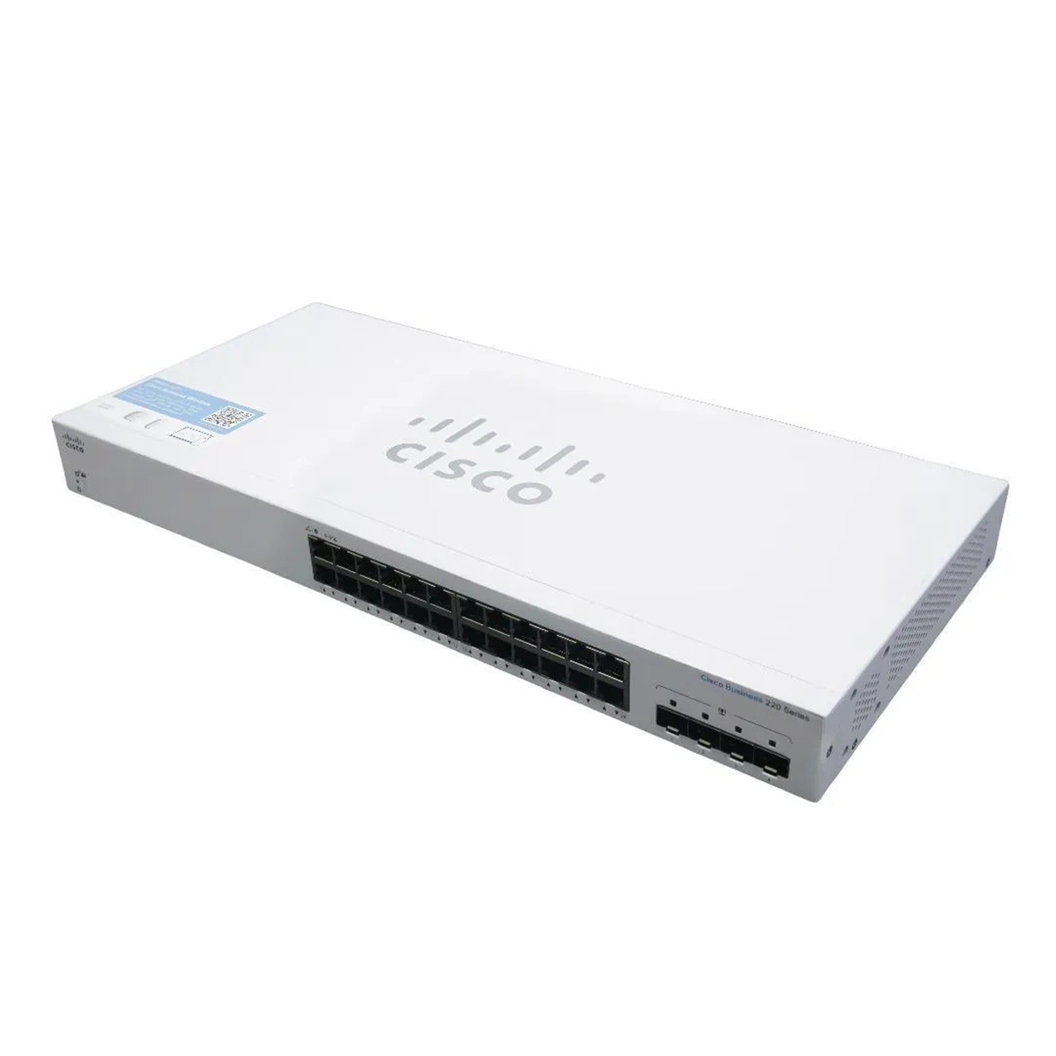 Switch Cisco CBS220 24 Portas Gigabit PoE 4 Portas 1G SFP - Gerência WEB