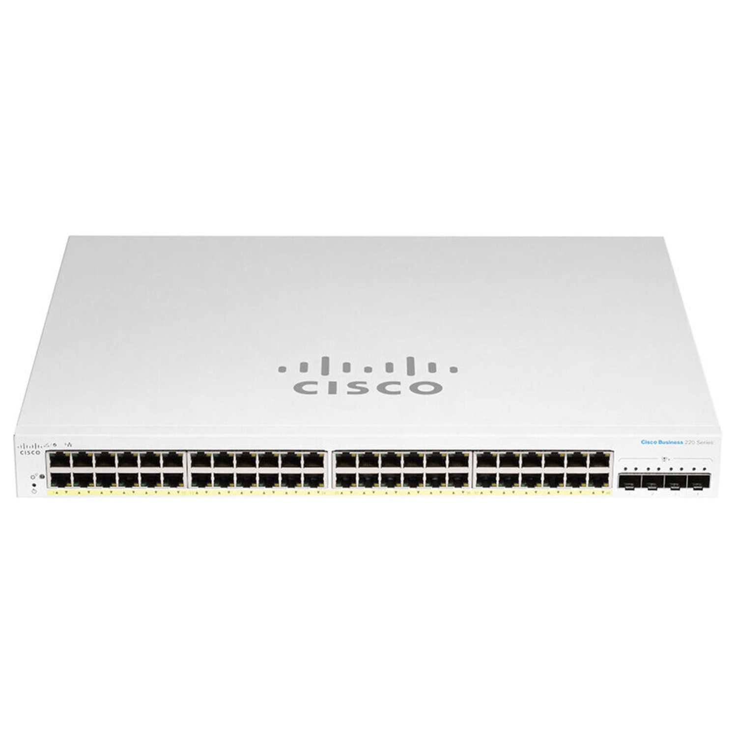 Switch Cisco CBS220 48 Portas Gigabit 4 Portas 1G SFP - Gerência WEB