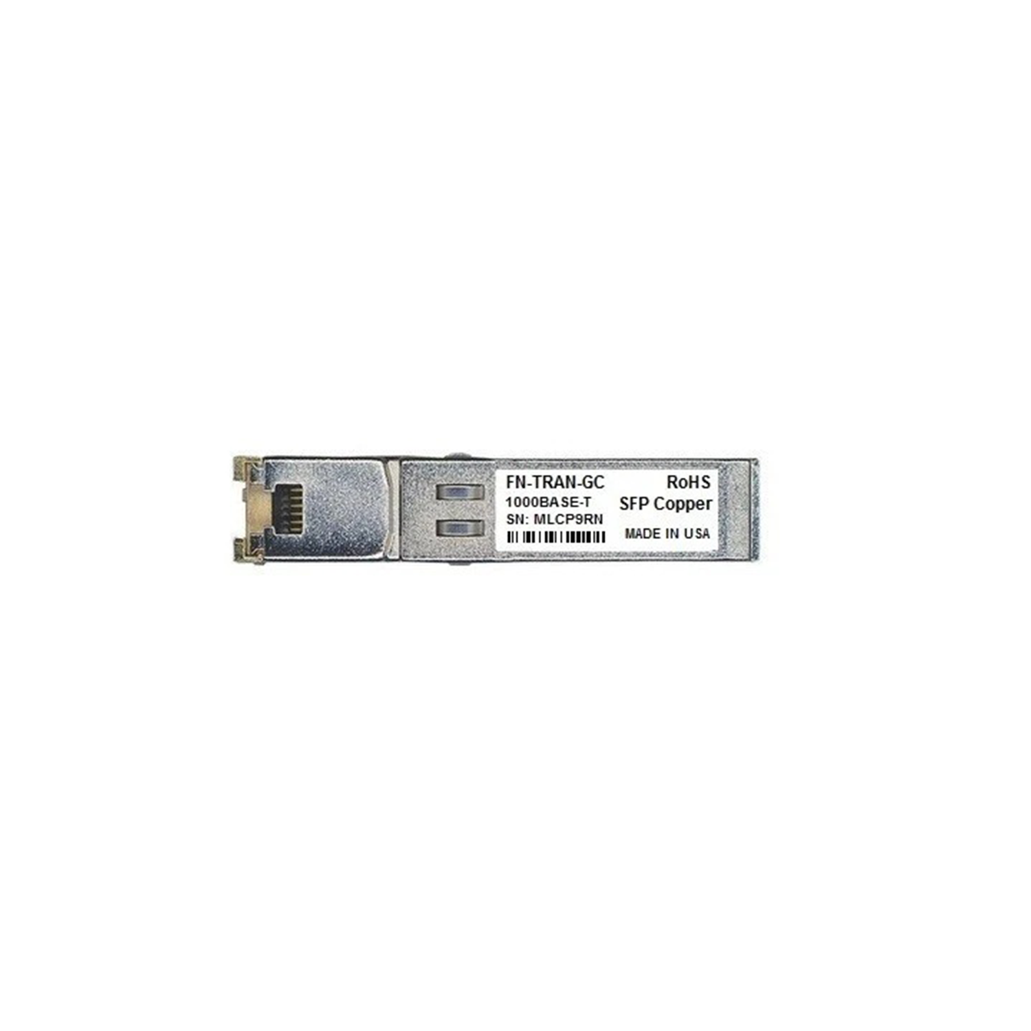SFP Fortinet Transceiver FN-TRAN-GC – 1GE SFP RJ45 Transceiver Module