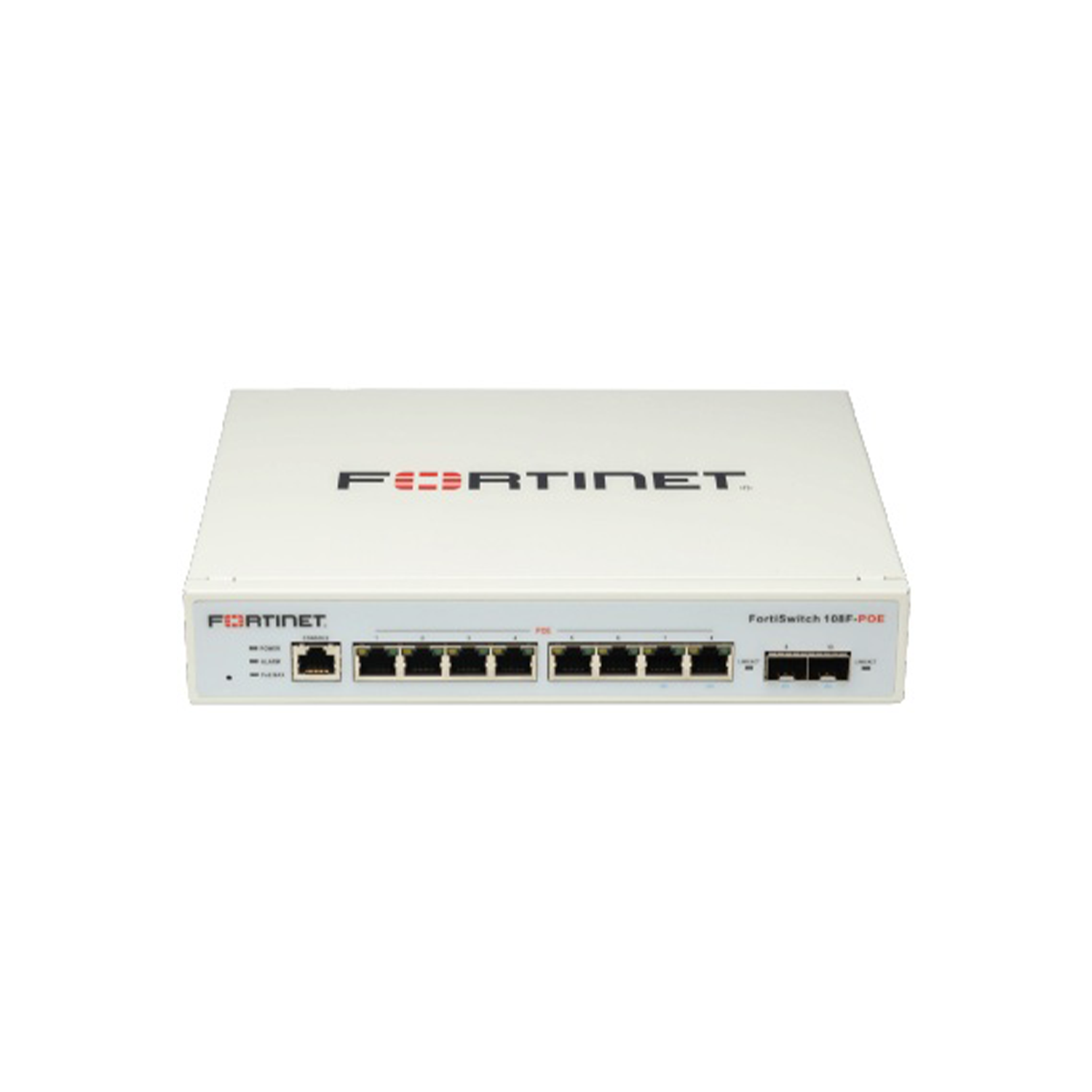 Switch Fortinet FortiSwitch FS-108F-FPOE – L2 Managed PoE Switch with 8x GE, 2x SFP, Max 130W