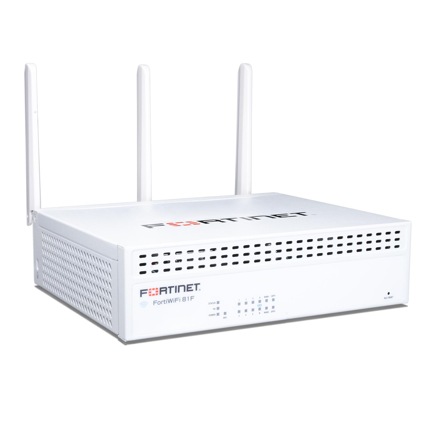 Firewall Fortinet FortiWiFi FWF-81F-2R-N – Wireless Firewall with Dual Radio, 8x GE RJ45 Ports, 2x SFP WAN, 128GB SSD