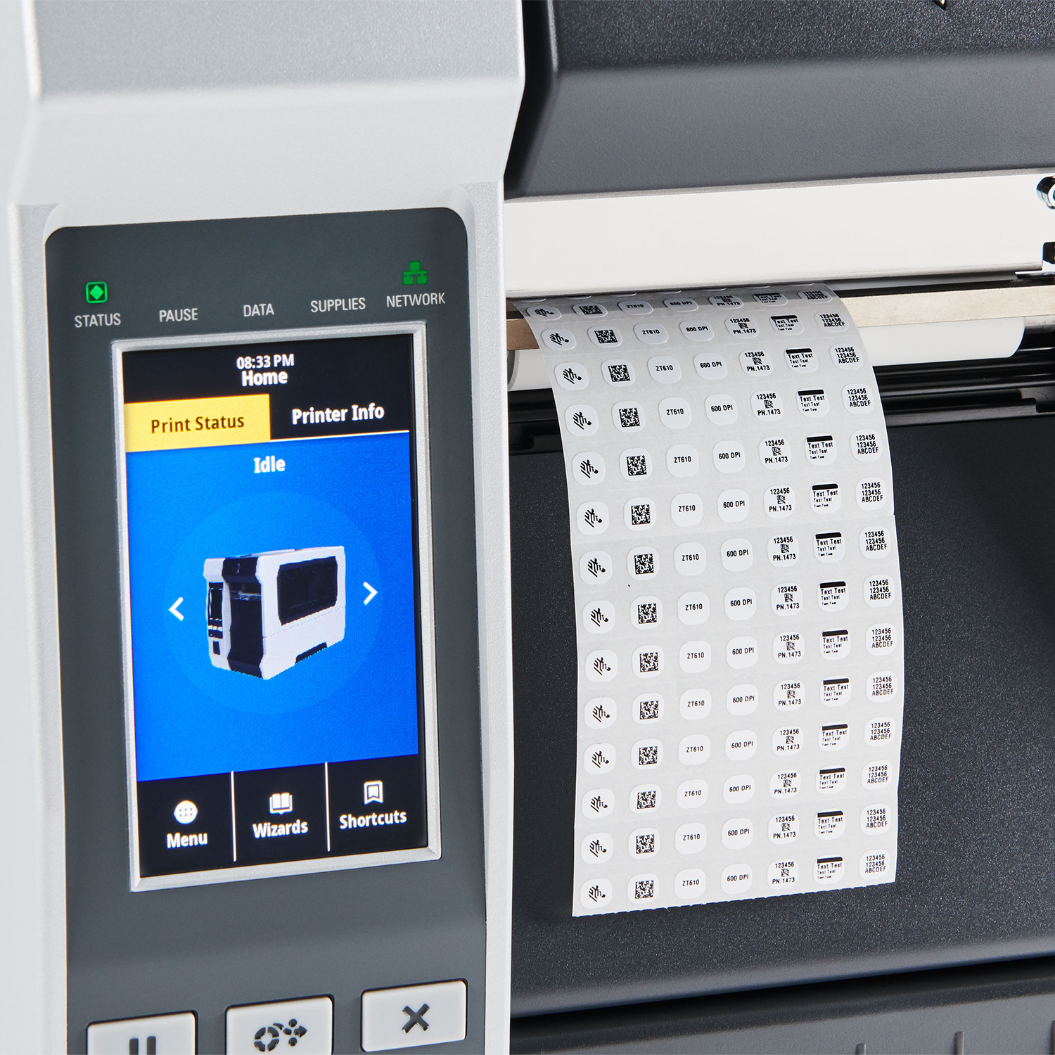 Impressora Industrial Zebra ZT610, impressora industrial 6", alta performance